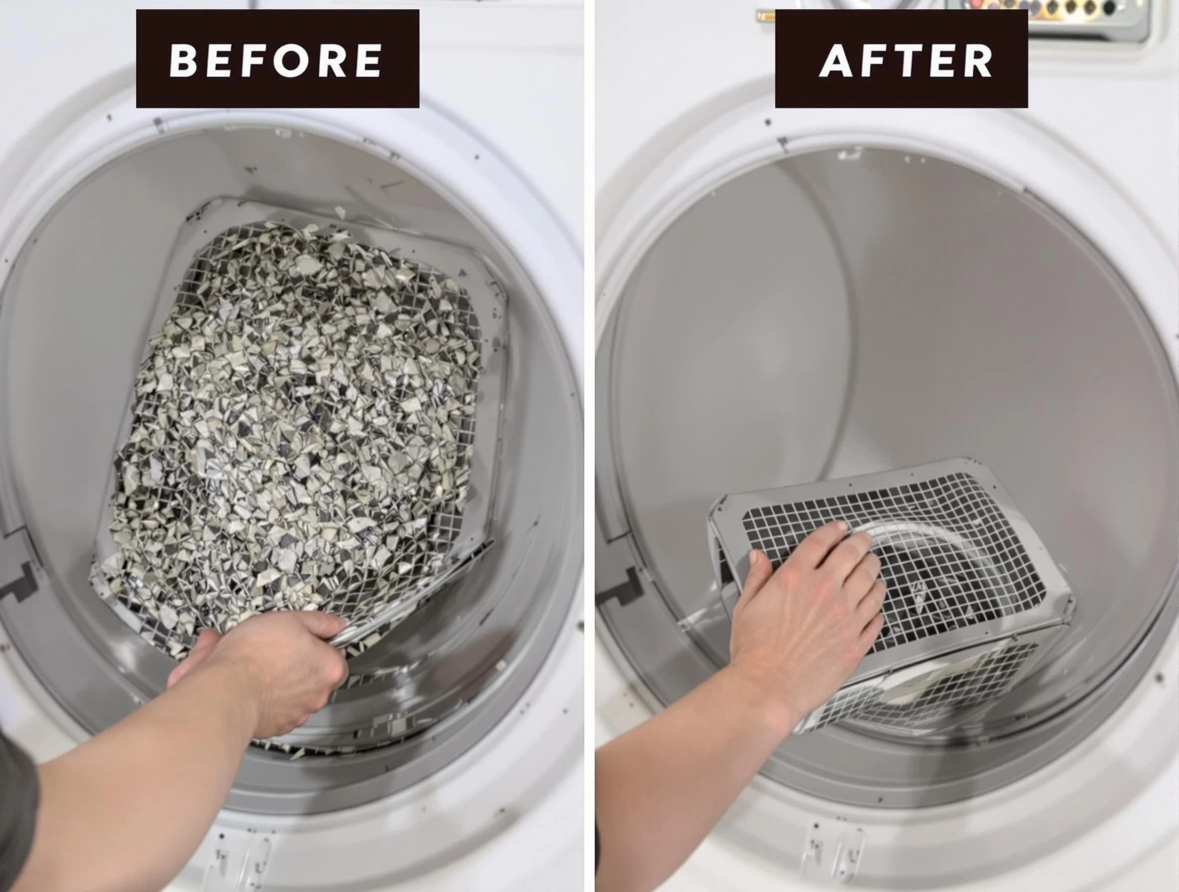 Professional lint trap cleaning by Oakmont Dryer Vent Cleaning in Oakmont