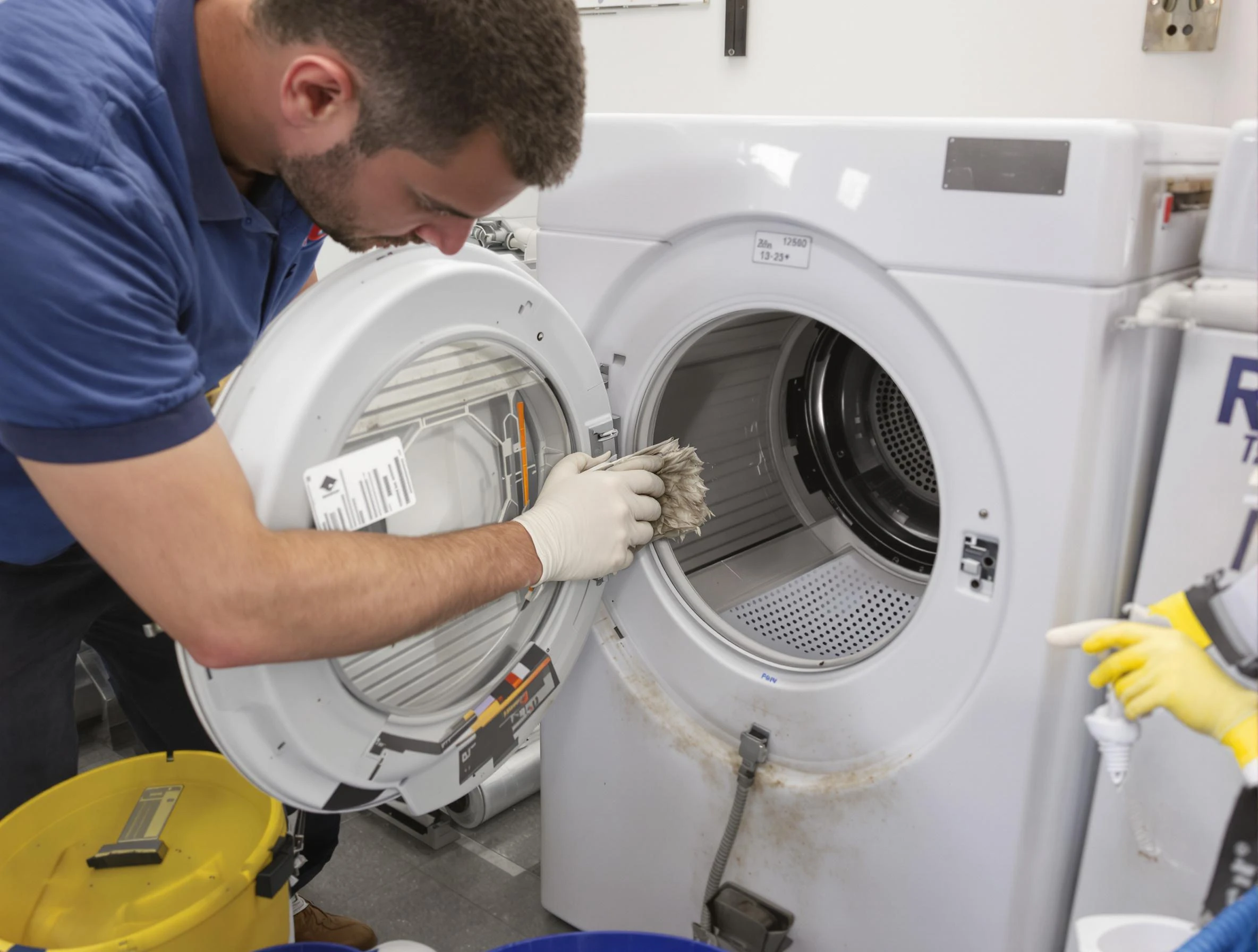 Oakmont Dryer Vent Cleaning specialist performing detailed lint trap cleaning service in Oakmont