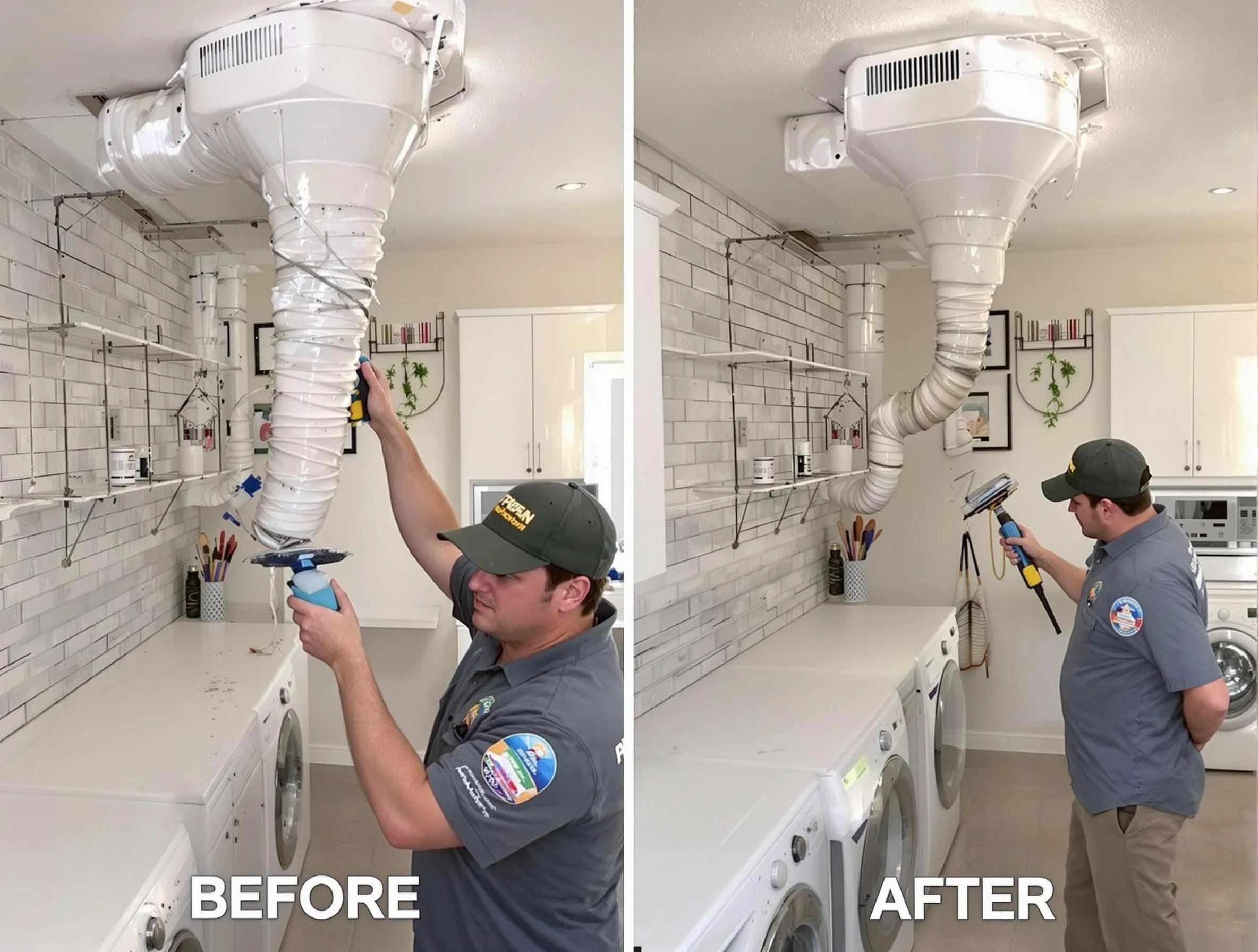 Professional dryer exhaust vent cleaning by Oakmont Dryer Vent Cleaning in Oakmont