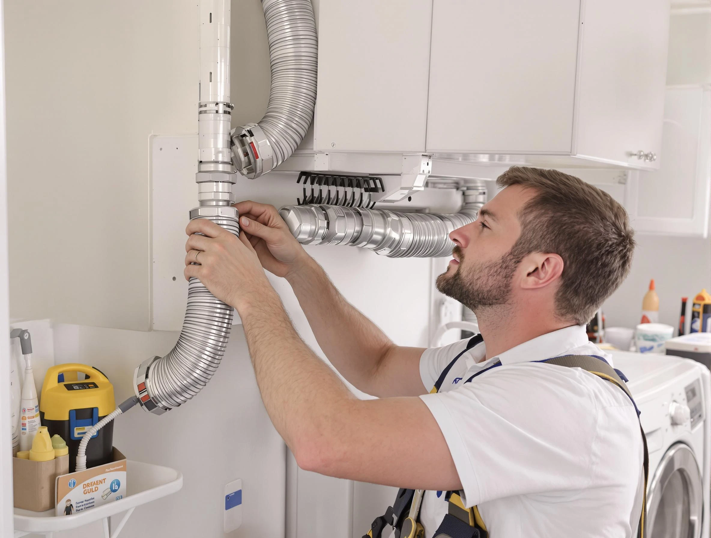 Professional dryer vent repair and installation by Oakmont Dryer Vent Cleaning in Oakmont
