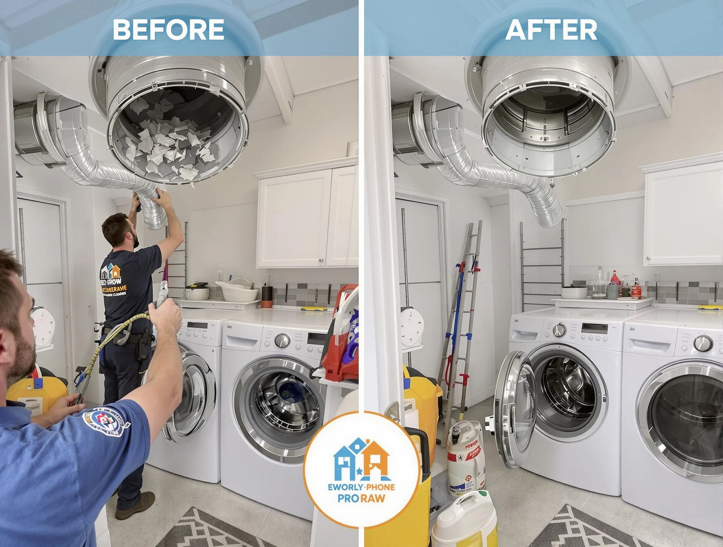 Residential dryer vent cleaning by Oakmont Dryer Vent Cleaning in Oakmont